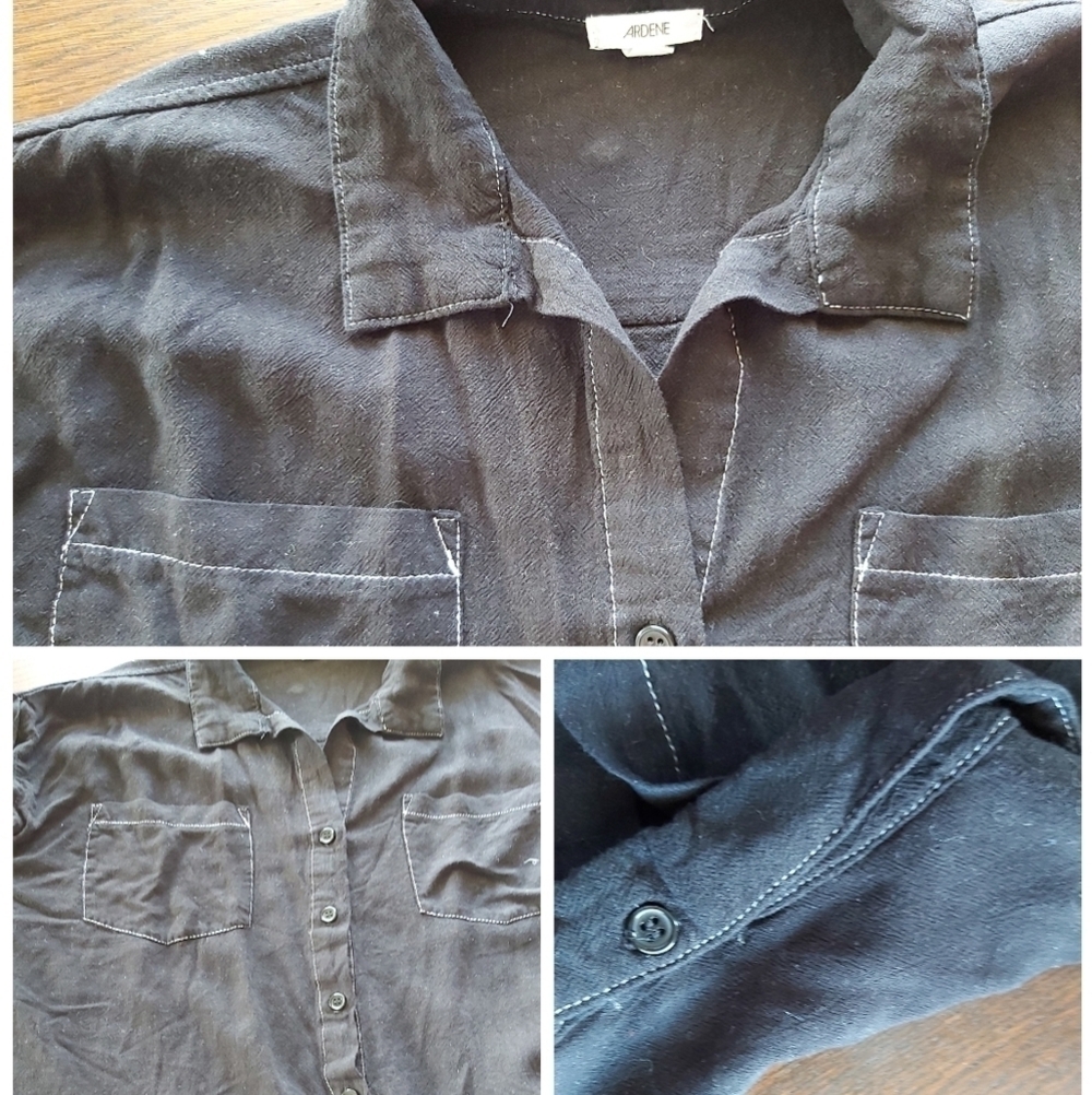 NEW ARDENE BLACK BLOUSE/ B3